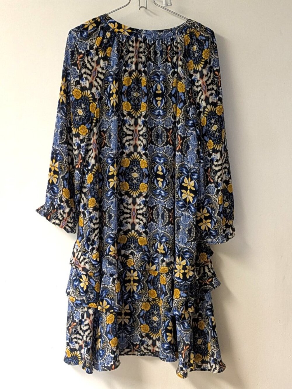 LOFT Floral Ruffle Dress (LP) - Picture 7 of 7